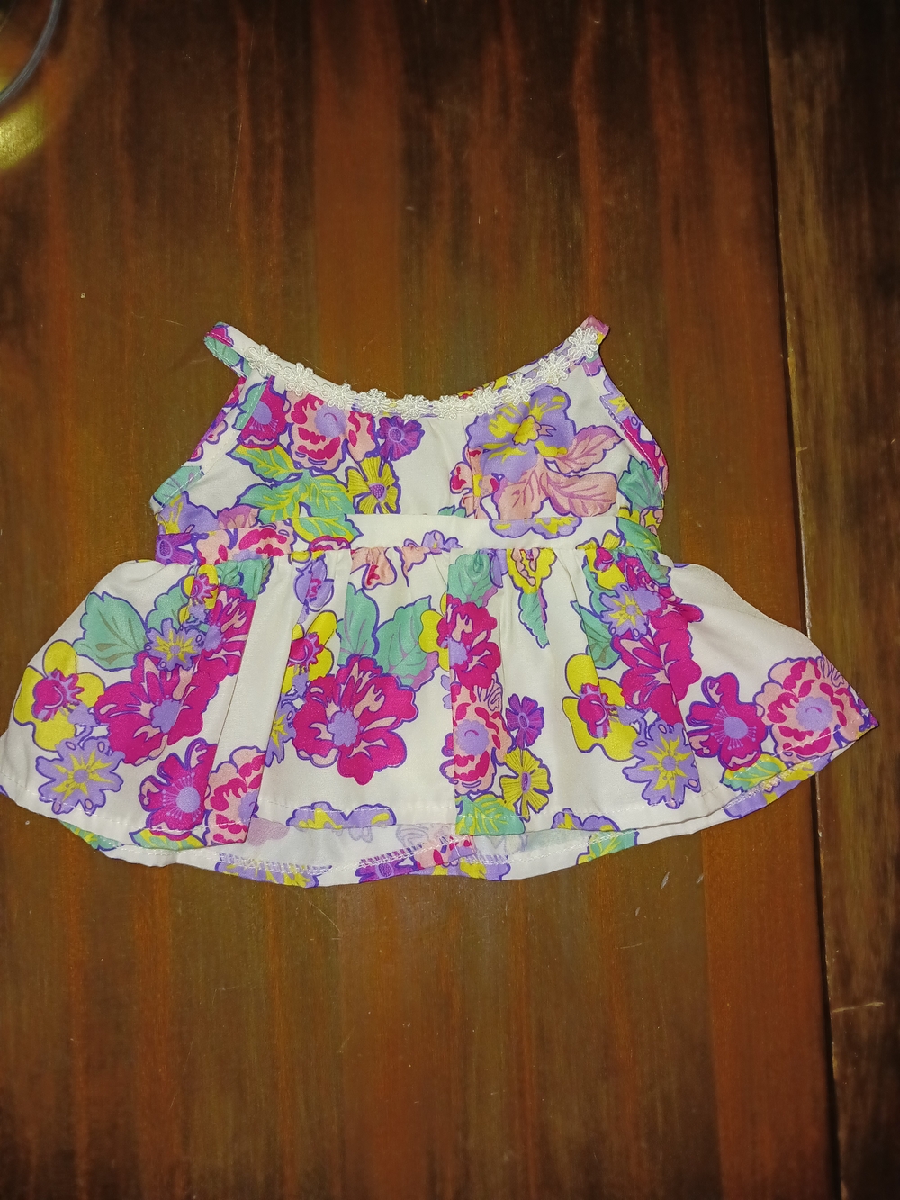 Build A Bear Tea Party Floral Dress